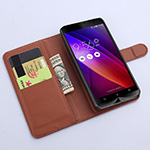  Book wallet-case plus Asus ZenFone 2 ZE550ML brown
