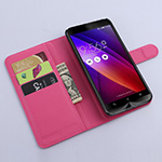 Book wallet-case plus Asus ZenFone 2 ZE550ML rose