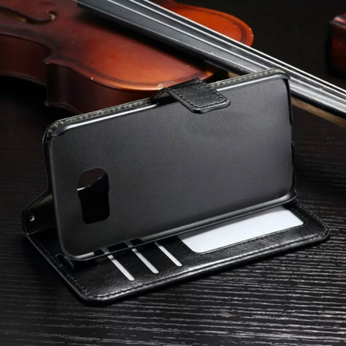  18  Book wallet-case plus Samsung G9350 Galaxy S7 Edge