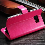  Book wallet-case plus Samsung G9350 Galaxy S7 Edge rose