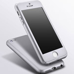  Full Coverage Case Apple Iphone 5S silver