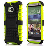  Heavy Duty Case HTC One M8 green