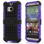  Heavy Duty Case HTC One M8 purple