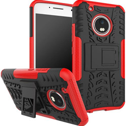  Heavy Duty Case Motorola Moto G5 Plus red