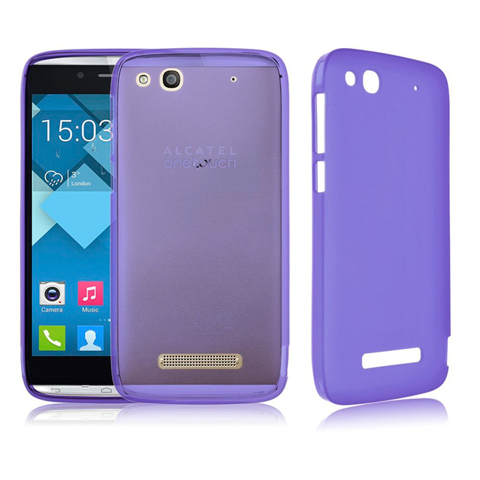  Silicone Alcatel 6032X purple