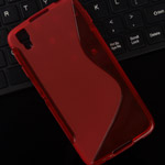  Silicone Alcatel 6055K OneTouch Idol 4 red style
