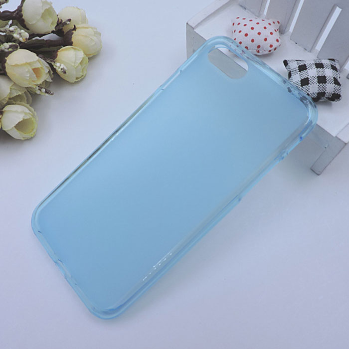  Silicone Apple iPhone 7 pudding blue