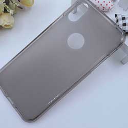  Silicone Apple iPhone X pudding grey