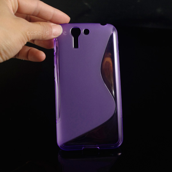  Silicone Asus PadFone X PF500KL style purple
