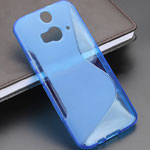 Silicone HTC Butterfly 2 blue style