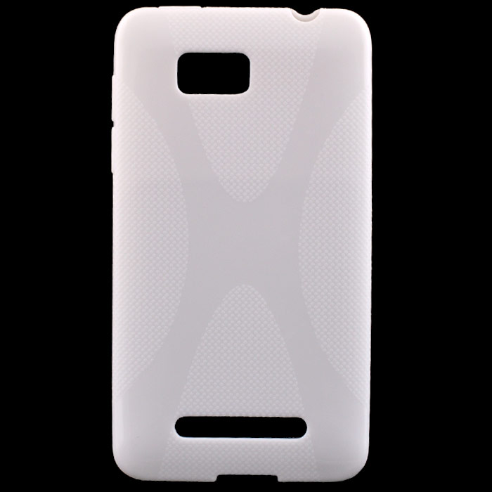  Silicone HTC Desire 400 white-X