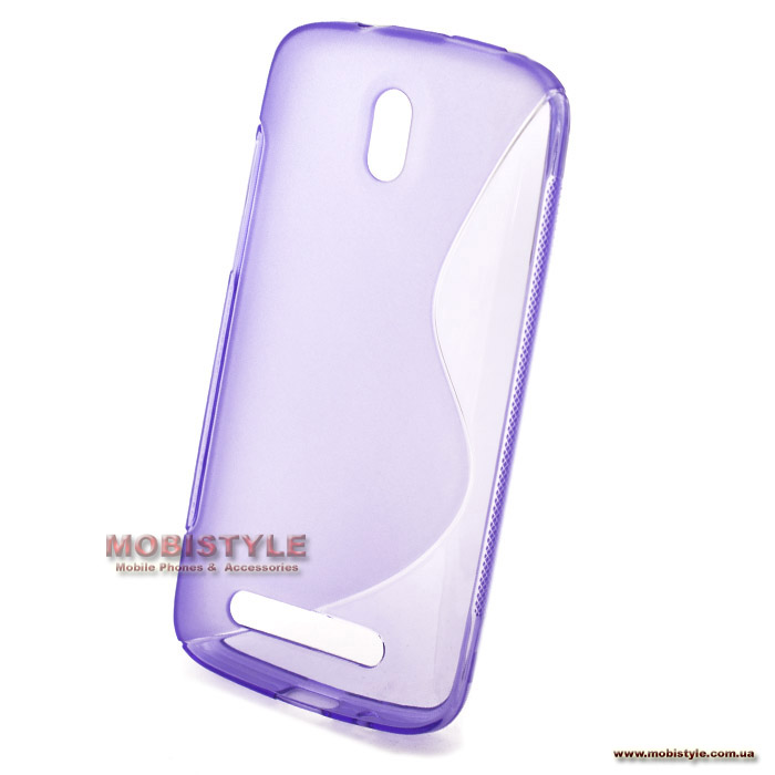  Silicone HTC Desire 500 style purple