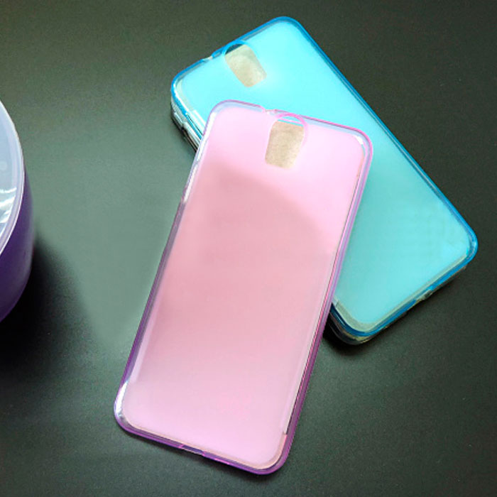  Silicone HTC One E9 Plus pudding pink