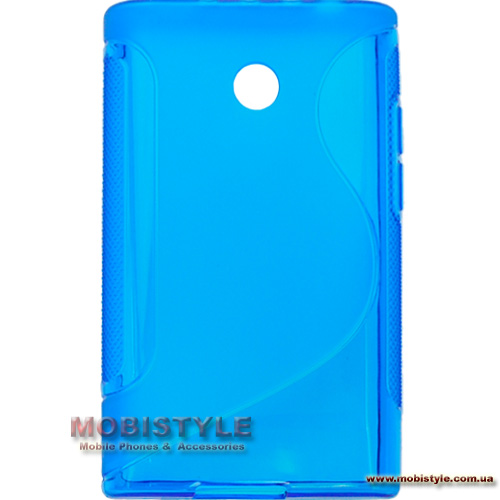  Silicone LG E400 blue style