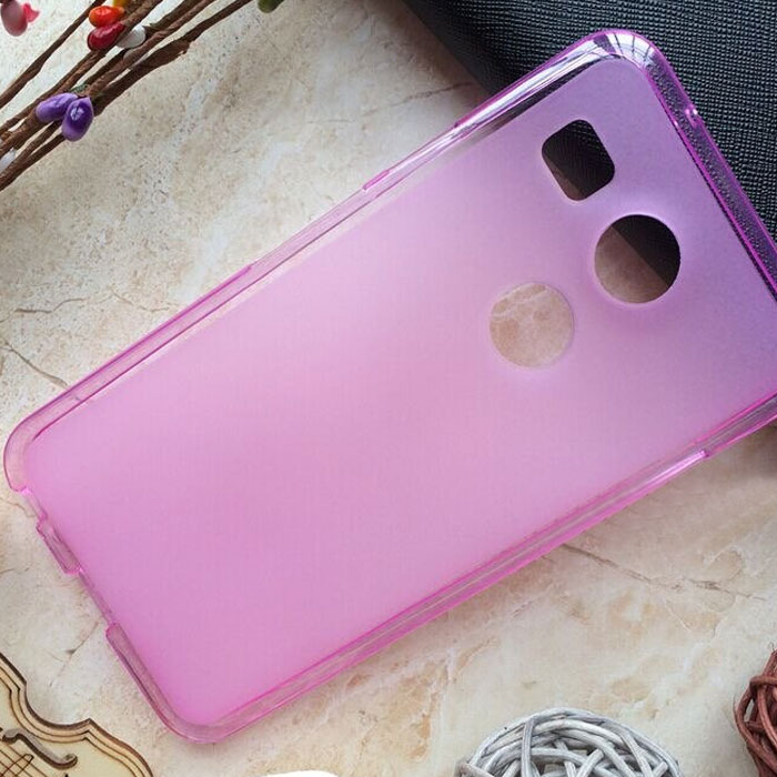  Silicone LG H790 H791 Google Nexus 5X pudding pink