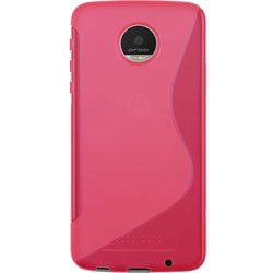  Silicone Motorola XT1635-03 Moto Z Play style rose red