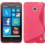  Silicone Nokia Lumia 630 style rose red
