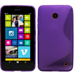  Silicone Nokia Lumia 635 style purple