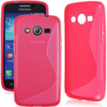  Silicone Samsung G3518 Galaxy Core LTE style rose red