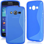  Silicone Samsung G386F Galaxy Core LTE style blue