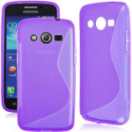  Silicone Samsung G386F Galaxy Core LTE style purple