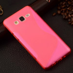  Silicone Samsung G550FY Galaxy On5 style rose red