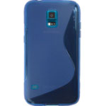  Silicone Samsung G860P Galaxy S5 Sport style blue