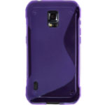  Silicone Samsung G870 Galaxy S5 Active style purple