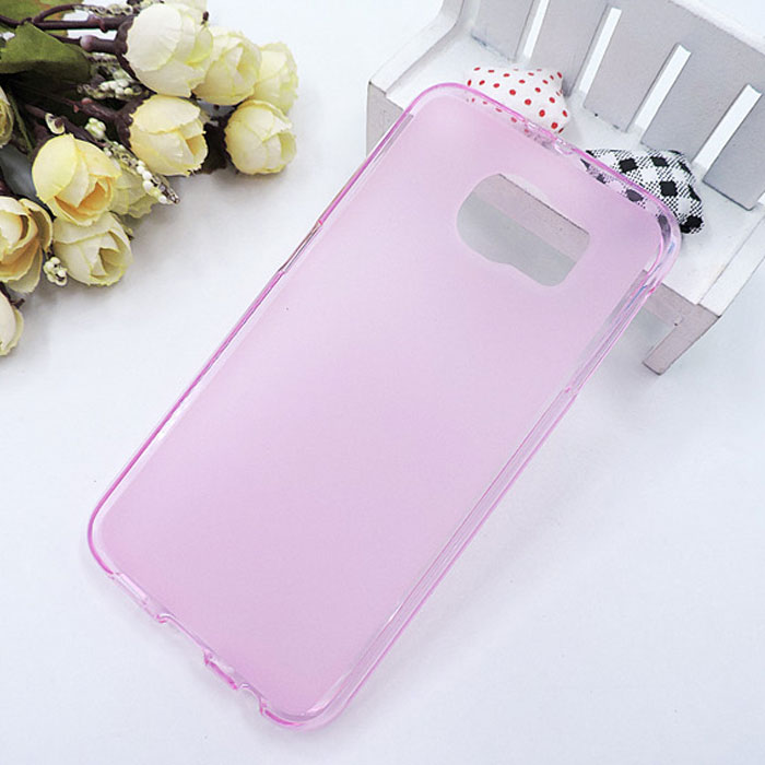  Silicone Samsung G9200 Galaxy S6 pudding pink