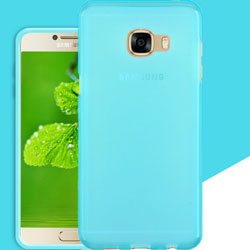  Silicone Samsung Galaxy C5 Pro pudding blue