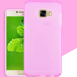  Silicone Samsung Galaxy C5 Pro pudding pink