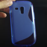  Silicone Samsung I8200 Galaxy S3 mini VE style blue