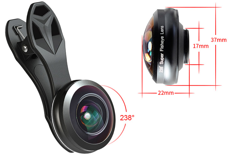 APL-238F Super Fisheye Lens 0.2X -  05