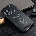  Book Dot case HTC One E8 black