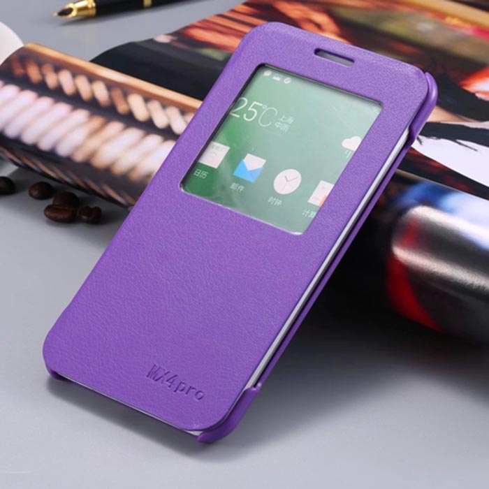  Book Fashion case Meizu MX4 Pro violet window