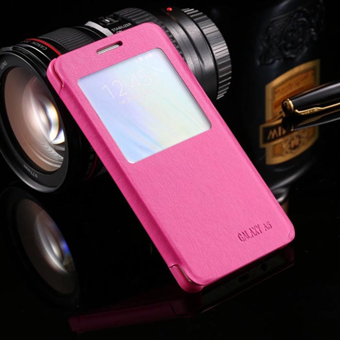  Book Fashion case Samsung Galaxy A5 A5000 pink window