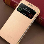  Book Fashion case Samsung Galaxy S4 I9500 gold