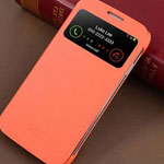 Book Fashion case Samsung Galaxy S4 I9500 orange