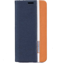  Book Line case Motorola One 5G-Moto G 5G Plus blue
