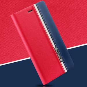  Book Line case Motorola One 5G Ace red