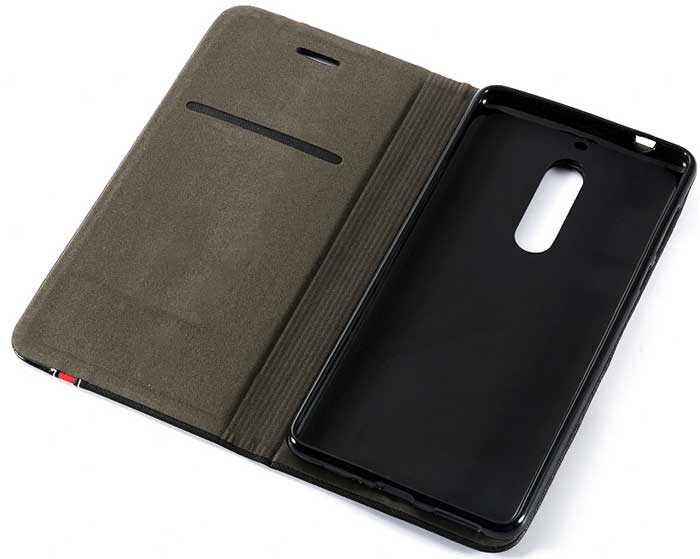  01  Book Line case Nokia 5.1