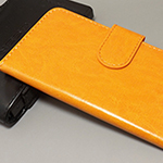  Book wallet-case plus Lenovo A2010 orange