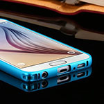  Aluminum bumper Samsung Galaxy S6 blue