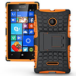  Heavy Duty Case Microsoft Lumia 435 orange