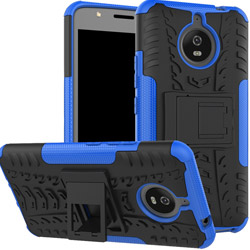  Heavy Duty Case Motorola Moto E4 Plus blue