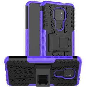  Heavy Duty Case Motorola Moto E7 purple