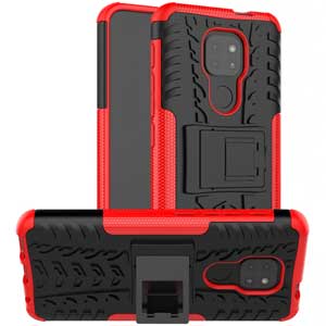  Heavy Duty Case Motorola Moto E7 Plus red