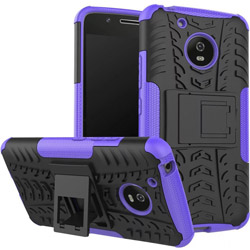  Heavy Duty Case Motorola Moto G5 purple