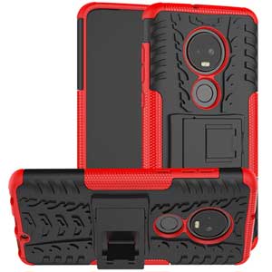  Heavy Duty Case Motorola Moto G7-G7 Plus red