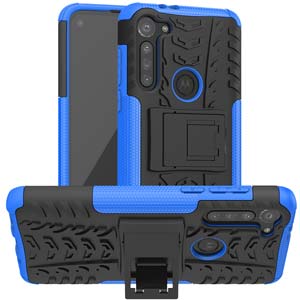  Heavy Duty Case Motorola Moto G8 blue